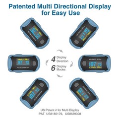 ChoiceMMed Fingertip Pulse Oximeter MD300 C29 OLED Colour Display – Adults Kids