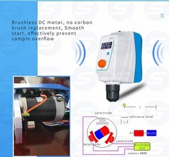 20L-100L Lab Overhead Stirrer Lab Mixer for Processing Chemicals LCD Core Motor