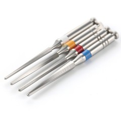 Limas y Brocas Endodónticas Dentales para Postes de Fibra, Limas Tipo F, 32 mm,