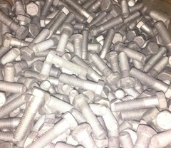 3/8-16 X 12 Hex Head Cap Screws Hot Dipped Galvanized 10 Pieces