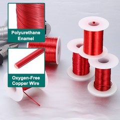 32 AWG Magnet Wire, 1 lb Magnetic Coil Wire, 155C(311F)