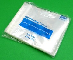6×6 Zip Seal Lock Closure Reloc Zippit Bags Clear 2mil Poly Bags 100Pc 6″ Square