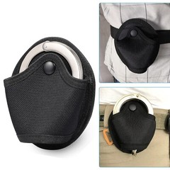 2PC Tactical Handcuff Case Police Holster Molle Pouch Nylon Belt Handcuff Holder