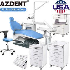 TJ Dental Unit Chair Computer Control /Mobile Medical Cabinet Cart with Drawer