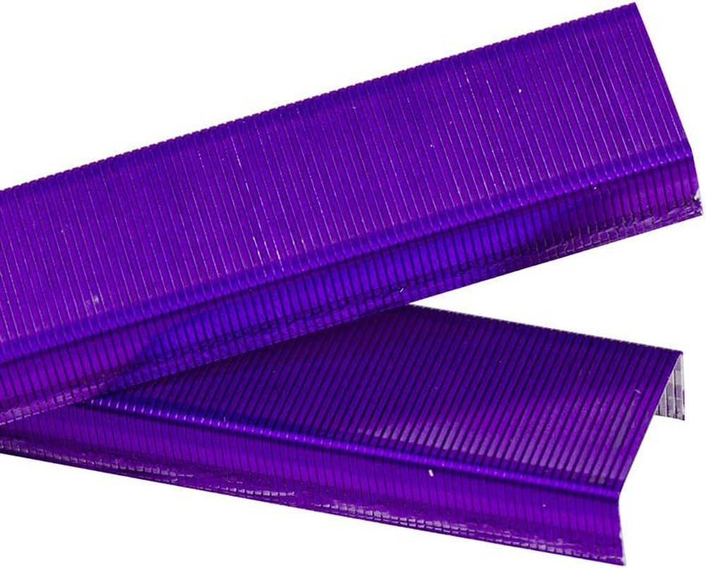 Colorful Staples Purple Standard Size 0.5×0.25 Inches 5000 Count Office School