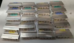 Lot of 25 Lista Aluminum Cabinet Drawer Dividers 2″ x 3-7/8″ D75-06 Stanley