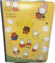 MIFFY Journal | Cartoon Bunny Character Synthetic Leather Lined Journal