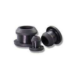 Black Snap-On Hole Plug Silicone Rubber Blanking Seal Bung Pipe Tube 2.5mm-61mm