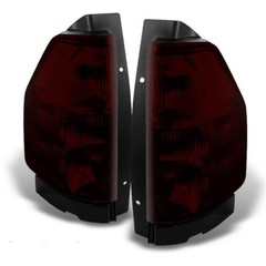 2pcs Tail Light Clear Lens Dark Red Housing L/R GMC Envoy XL 02 Denali 05-06