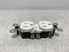 Leviton T5320-WMP 15A 125V Tamper-Resistant Duplex Receptacle White