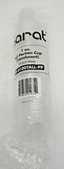 Lot of 3 Karat 1 oz Tall Portion Cups Translucent PP FP-P100TALL-PP New