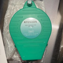 RTOVZON 50FT Self Retracting Lifeline Fall Arrest SRL Roofing Safety Lanyard