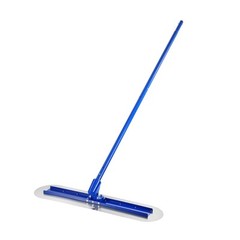 VEVOR Bull Concrete Float 47.24×7.28in, 4 Handle Round End Trowel Float Tool