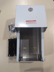 Commercial Stainless Steel Double Toilet Paper Dispenser Lockable Wall Mount