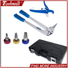 Findmall PEX Expander Tool Kit 1/2″ 3/4″ 1″ Expansion Heads & Tube Cut Plier