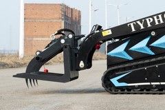 Heavy Duty Wood Grabber Attachment Fits with Mini Skid Steer TYPHON STOMP X1300
