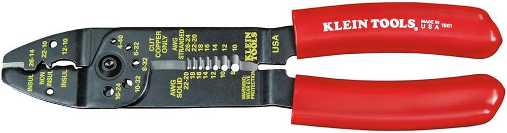 Klein Tools 1001 Multi Tool, Made in USA, Wire Stripper / Wire Cutter / Crimper