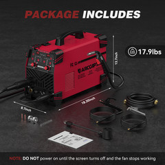 ARCCAPTAIN MIG Welder 200A 110V/220V Flux Core MIG/Gas MIG/Lift TIG/Stick Welder