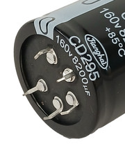 2 PACK Jianghai CD295 8200uF 160V Snap-In Electrolytic Capacitor ECS2CB822M 85°C