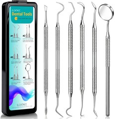 Dental Tools, Dental Pick for Teeth Cleaning, Stainless Steel Hygiene Kit