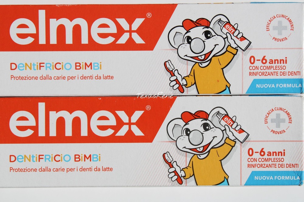 2x Elmex Kids Caries Protection Toothpaste 0-6 Years 50ml (1.69floz)
