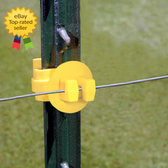 Standard Snug Fitting T Post Insulator ITY-Z 25 Pack Use with Electric Fences