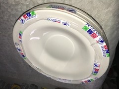 NOS Rare SET of 6 ARCOROC Off-White HOTELIERE 11¼”Diam Large Rim PASTA Soup BOWL