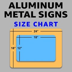 SIGNOGRAFX Custom Sign, 18” x 24” with Your Own Design, Colors, Picture & words