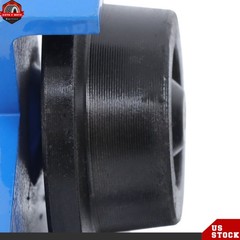 1100lbs/0.5 Ton Load Push Beam Trolley Manual Trolley 55-135mm Adjustable Blue