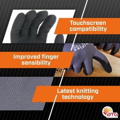 MaxiFlex PIP 34-874/M MaxiFlex Ultimate, Foam Nitrile Palm Coated Gloves, Gra…
