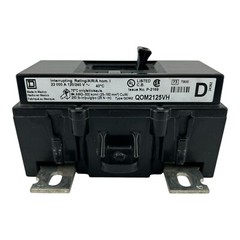 USED Square D QOM2125VH 125 Amp QOM2 Frame Size Main Circuit Breaker