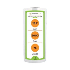 1 Roll Cast Machine Pallet Stretch Wrap Clear Shrink Film 19.7″x5000′ 75 Ga
