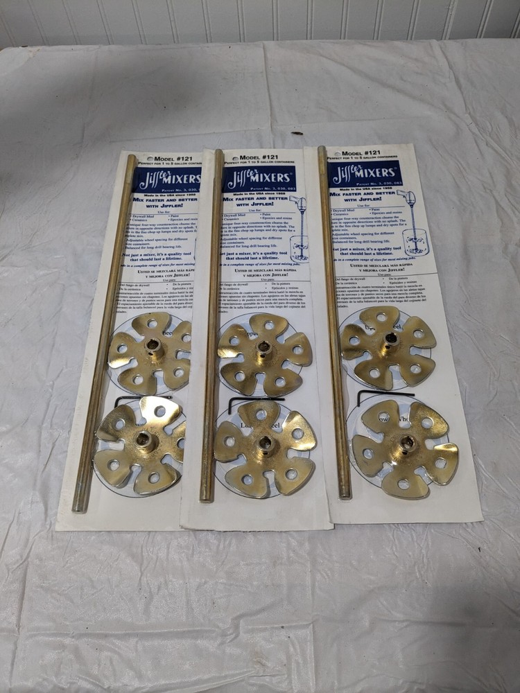 Jiffler Mixer 3-1/2″ Qty 3 No. 121