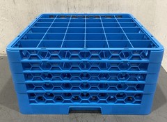 Set Of Carlisle 10.3″ OptiClean 36-Compartment Divided Glass Rack RG36-414