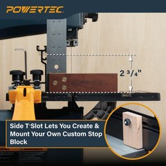 POWERTEC 24 Straight Edge Guide Clamp with 16 x 3-1/2 Band Saw Fence – Resaw …