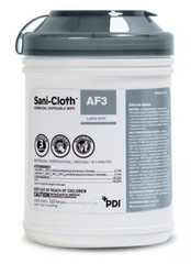 Sani-Cloth AF3 Surface Disinfectant Cleaner Mild Pre-Moist Germicidal Wipe 160