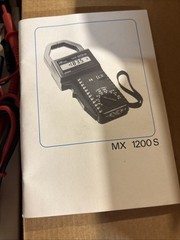 ITT Instruments MX 1200S Digital Clamp-On Multimeter MX1200S NOB