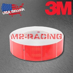 3M Diamond Grade Red Conspicuity Tape 2″ x 2″ CE Approved Reflective Safety