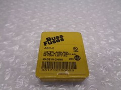 BUSSMANN ABC-2 FUSE LOT OF 2 PKG OF 5 NSMP