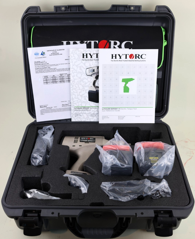 NEW HYTORC LST-1200 Torque Wrench – 3/4 Drive 200-1200ft lbs – (2026 Batteries)