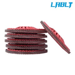 LABLT 10 Pack 4-1/2″ × 7/8″ 80 Grit T29 Ceramic Flap Sanding Disc 13300 RPM