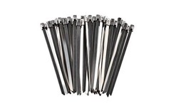 888103 50pack 5 Inch Stainless Steel 200lb Test Cable Ties 5inch 50 Pieces