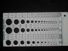 Screw Thread Gauge | Metric And SAE | Recommends Drill Bit & Tap Size