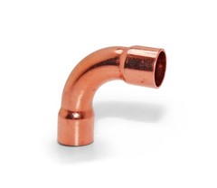 3/8″ & 7/8″ OD HVAC Long Radius Copper Kit – (5) Coupling,(5) 90s,(5) Street 90s