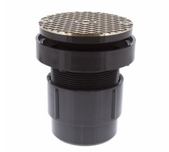 3″ x 4″ floor drain Clean out 5” Bronze Cover floor drain adjustable grill