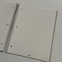 JORDI LABANDA LARGE SPIRAL RING NOTEBOOK GRID RULED MADE IN SPAIN deadstock