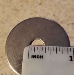 Fender Washers 1-1/2″ Large with 5/16″ Diameter Stainless Steel Qty 25