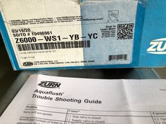 Zurn Z6000 WS1 YB YC 1.6 GPF Aquaflush Exposed Closet Flush Valve