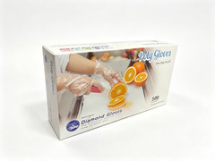 5000pcs Clear Poly Disposable Gloves One Size All Purpose Food Handling Safe