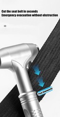 Car Safety Hammer with Window Breaker and Seatbelt Cutter
